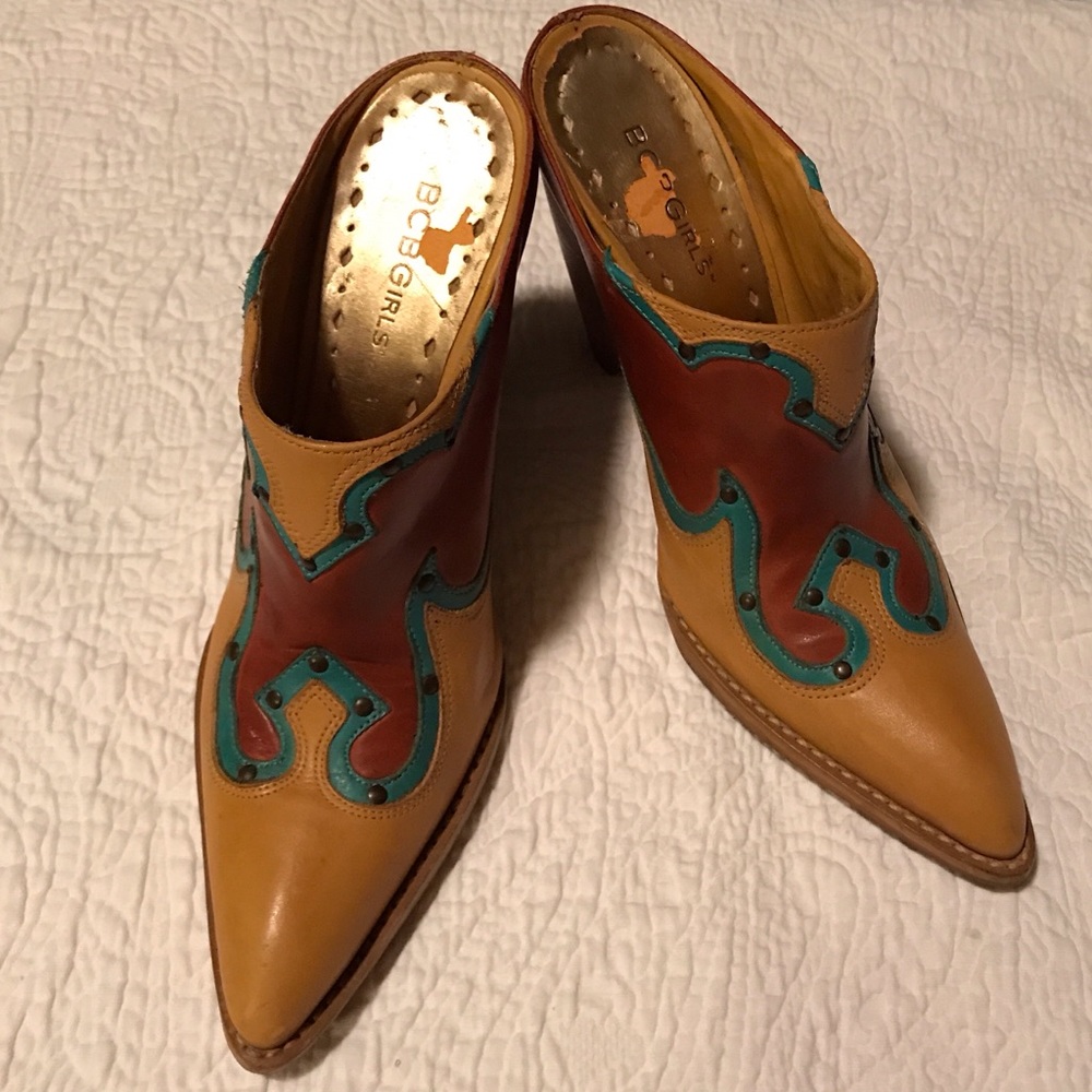 BCBG Boot Mules Size 6